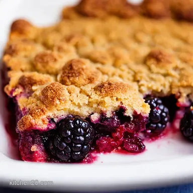 Easy Blackberry Crumble My Familys Foolproof Recipe Recipe Card