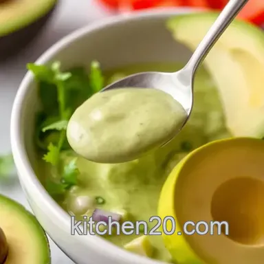 Easy Creamy Avocado Dressing in 10 Minutes: A Delicious Twist! Recipe Card