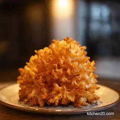 Blooming Marvellous Onion Pub Snack at Home How To Make Recipe Card