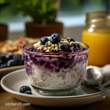 Blueberry Overnight Oats Overnight Prep Creamy