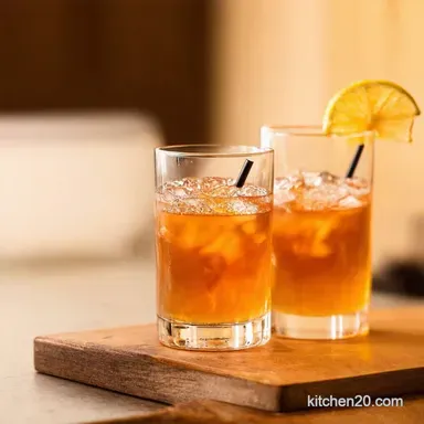 Bourbon Bliss Easy 3Ingredient Cocktails for Happy Hour Recipe Card