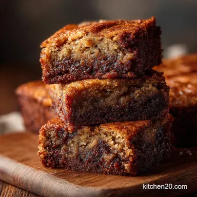 Fudgy Brown Butter Banana Bread Bars Faster Than a Loaf Recipe Card