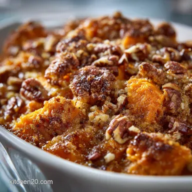 Sweet Potato Casserole: Definitive Brown Butter Pecan Crunch Recipe Card