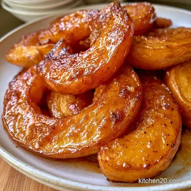 Brown Sugar Roasted Squash with Cinnamon Recipe Card