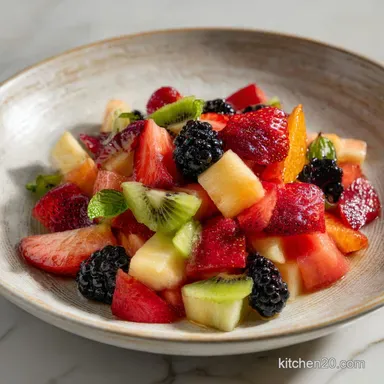 Healthy Brunch Fruit Salad in 15 Minutes