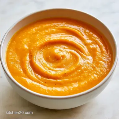Butternut Squash Crockpot Soup for 6