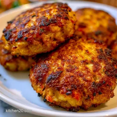 Cajun Imitation Crab Cakes in 25 Minutes Recipe Card