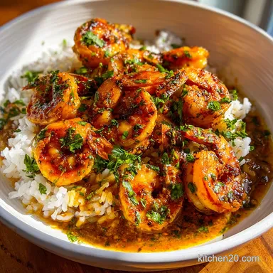 Cajun Shrimp Recipe in 15 Minutes Recipe Card