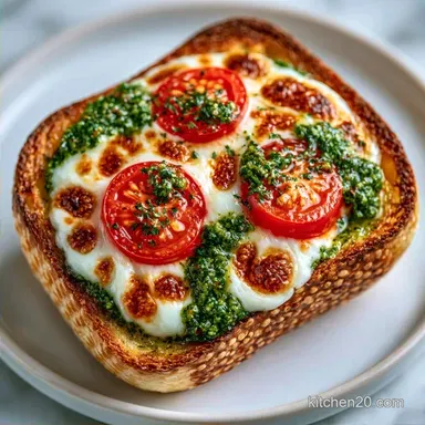 Caprese Sandwich with Pesto in 20 Minutes