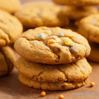 Recipe Funfetti Cookies Easy Chewy OhSoFestive Recipe Card