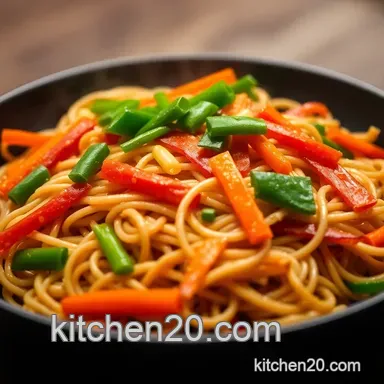 Chang Thai Noodles: A Flavorful Thai Stir-Fry Delight Recipe Card