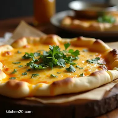 Best Cheesy Garlic Naan Bread Recipe Soft Pillowy Recipe Card