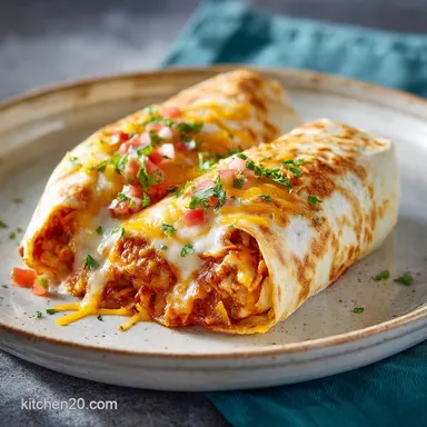 Cheesy Quesarito Recipe for 4 Servings