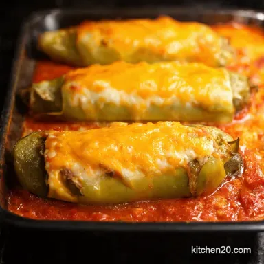 Cheesy Guisquil Rellenos Easy Mexican Comfort Food Recipe Card