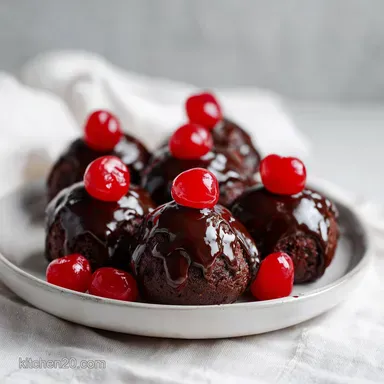 Cherry Brownie Bombs for 24 Servings
