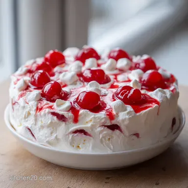 Cherry Cheesecake Fluff Recipe: Velvety Recipe Card