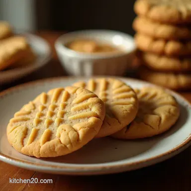 The Ultimate Chewy Peanut Butter Cookies Recipe Easy Classic Recipe Card