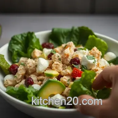 Easy & Delicious Chicken, Avocado and Mozzarella Salad