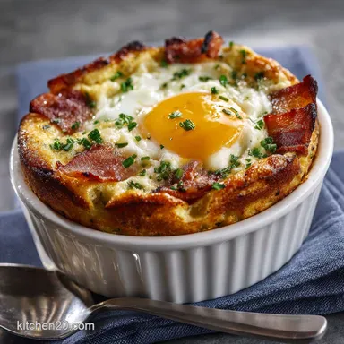 Green Chili Bacon Cheese Egg Breakfast Souffle: Ultimate Brunch Upgrade Recipe Card