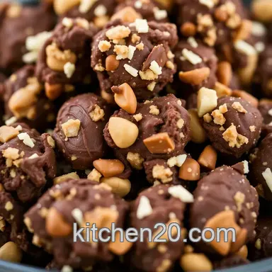 Chocolate Peanut Butter Haystacks Recipe - No-Bake Fun! Recipe Card