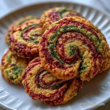 Christmas Cookie Pinwheels: Party-Ready Recipe Card