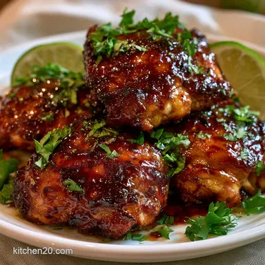 Cilantro Lime Chicken: Charred and Juicy Recipe Card