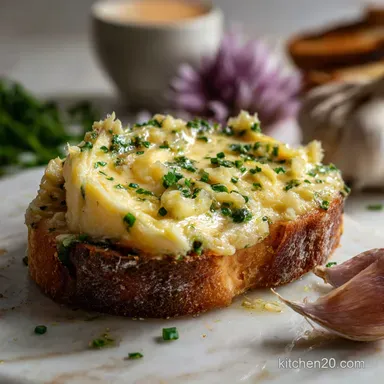 Garlic Butter: Homemade Spread Ready in 5 Minutes Recipe Card