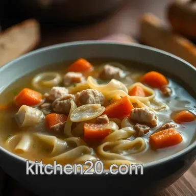 Classic Chicken Noodle Soup: A Heartwarming Hug in a Bowl