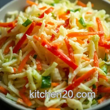 Classic Coleslaw with a Zesty Twist: My Go-To Recipe Recipe Card