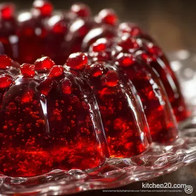 Cranberry Jello Salad: The Scarlet Jewel Cranberry-Orange Recipe Recipe Card