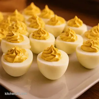 Easy Deviled Eggs Recipe My Classic Creamy Secret Recipe Card