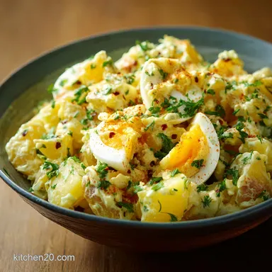 Creamy Potato Salad Recipe with Egg and DijonThe Ultimate Picnic Side Recipe Card