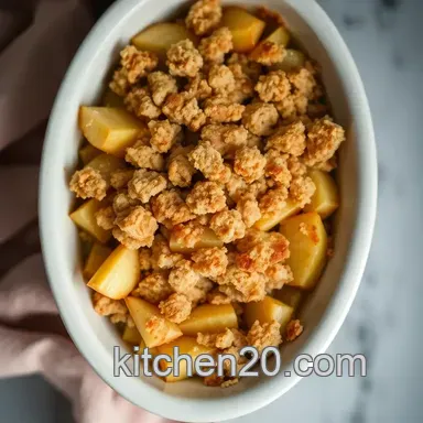 Classic Easy Apple Crisp Recipe: Warm & Crunchy Family Favorite Recipe Card