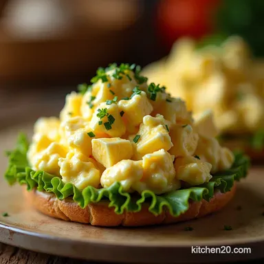 The Proper Cuppa Egg Salad Creamy Tangy Perfect Recipe Card