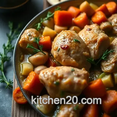 Classic French Chicken Fricassee: A Family Favorite You’ll Love Recipe Card