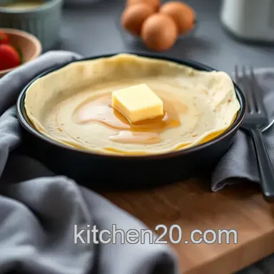 Classic French Crepes: So Easy & Delicious! Recipe Card
