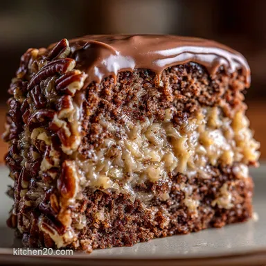 German Chocolate Cake: The Authentic, Rich Pecan-Coconut Frosting Recipe