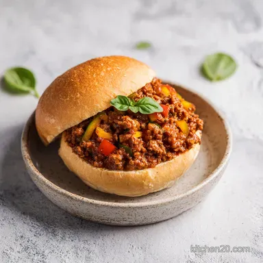Classic Sloppy Joes in 30 Minutes with Tangy Sauce Recipe Card