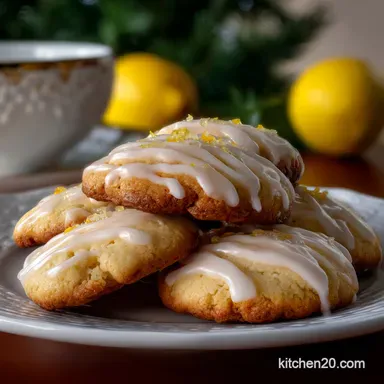 Italian Christmas Cookies: Classic Lemon Anise Glazed Recipe Recipe Card