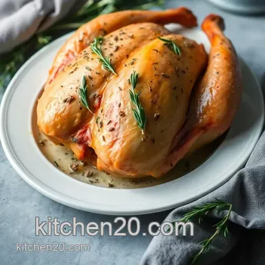Classic Roast Turkey with Herb Butter - A Thanksgiving Recipe Delight Recipe Card