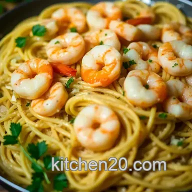 Easy Shrimp Scampi: My Family's Favorite Buttery Garlic Delight Recipe Card