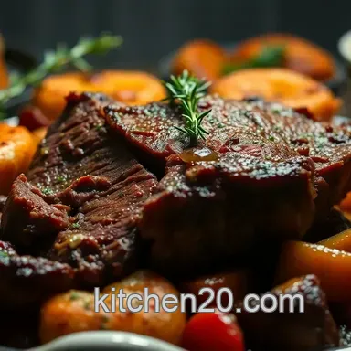 Classic Sunday Roast Recipe: Savory Beef & Yorkshire Puddings