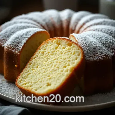 Classic Vanilla Pound Cake Recipe: A Slice of Timeless Delight Recipe Card