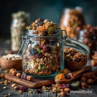 Healthy Granola: Low-Sugar Recipe for Clumpy Perfection Recipe Card