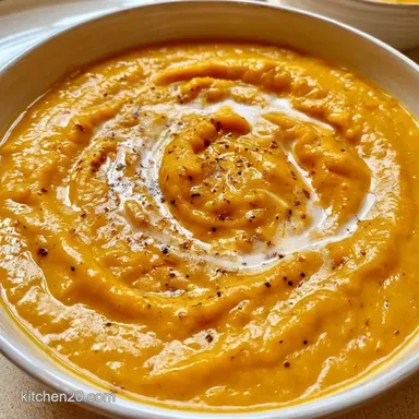 Coconut Summer Squash Soup for 4 Servings Recipe Card