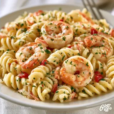 Cold Seafood Pasta Salad for 6 Servings