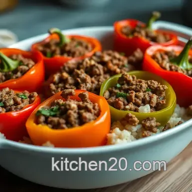 Colorful Stuffed Peppers Recipe: My Family' s Go-To Delight