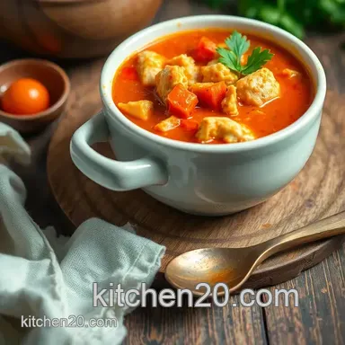 How to Cook Spicy Chicken Soup - Cozy & Quick: 5 Delicious Ideas! Recipe Card