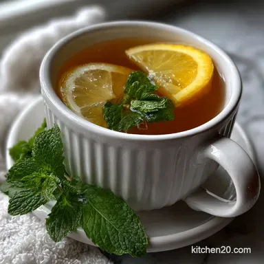 Copycat Starbucks Medicine Ball Tea: Zesty Citrus & Mint Fix Recipe Card