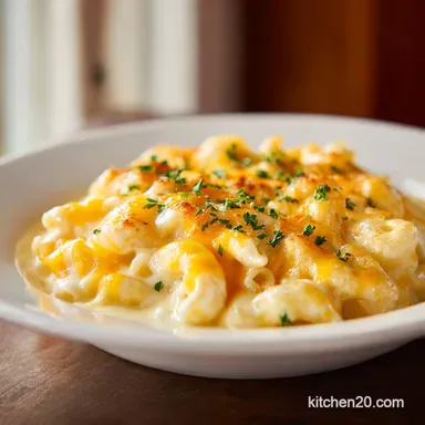 Panera Mac and Cheese: Creamy for 6 Servings Recipe Card